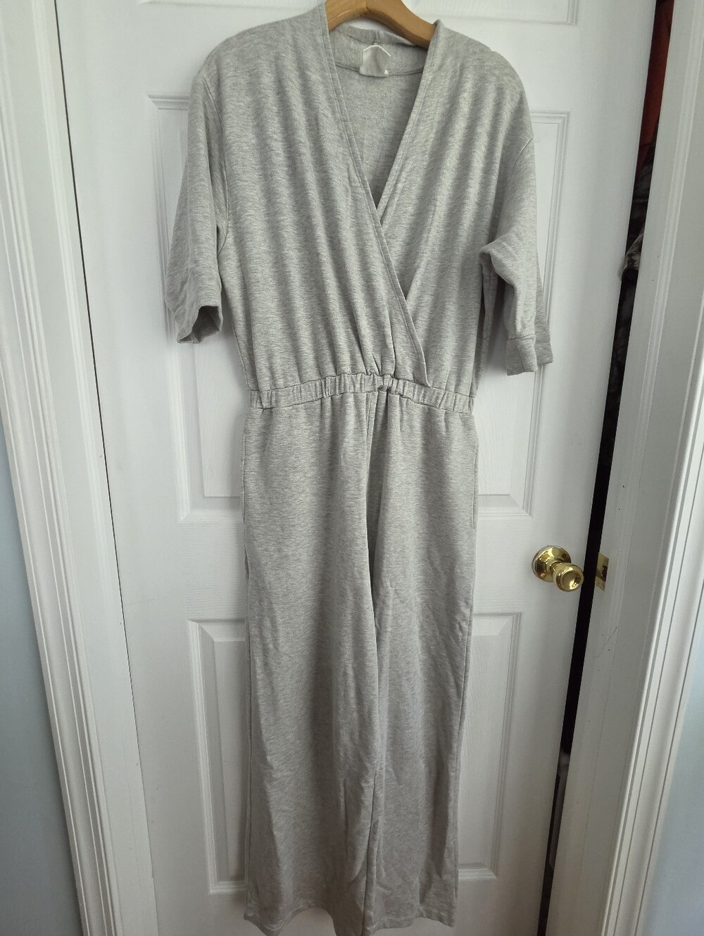 Simple Wishes Megan Postpartum and Nursing Jumpsuit Grey